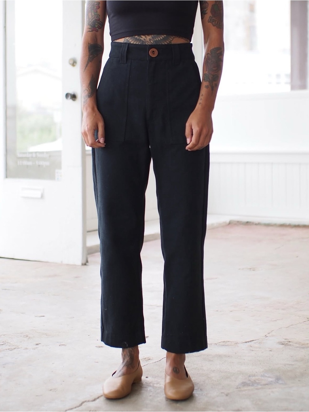 Beaton Linen Utility Pants